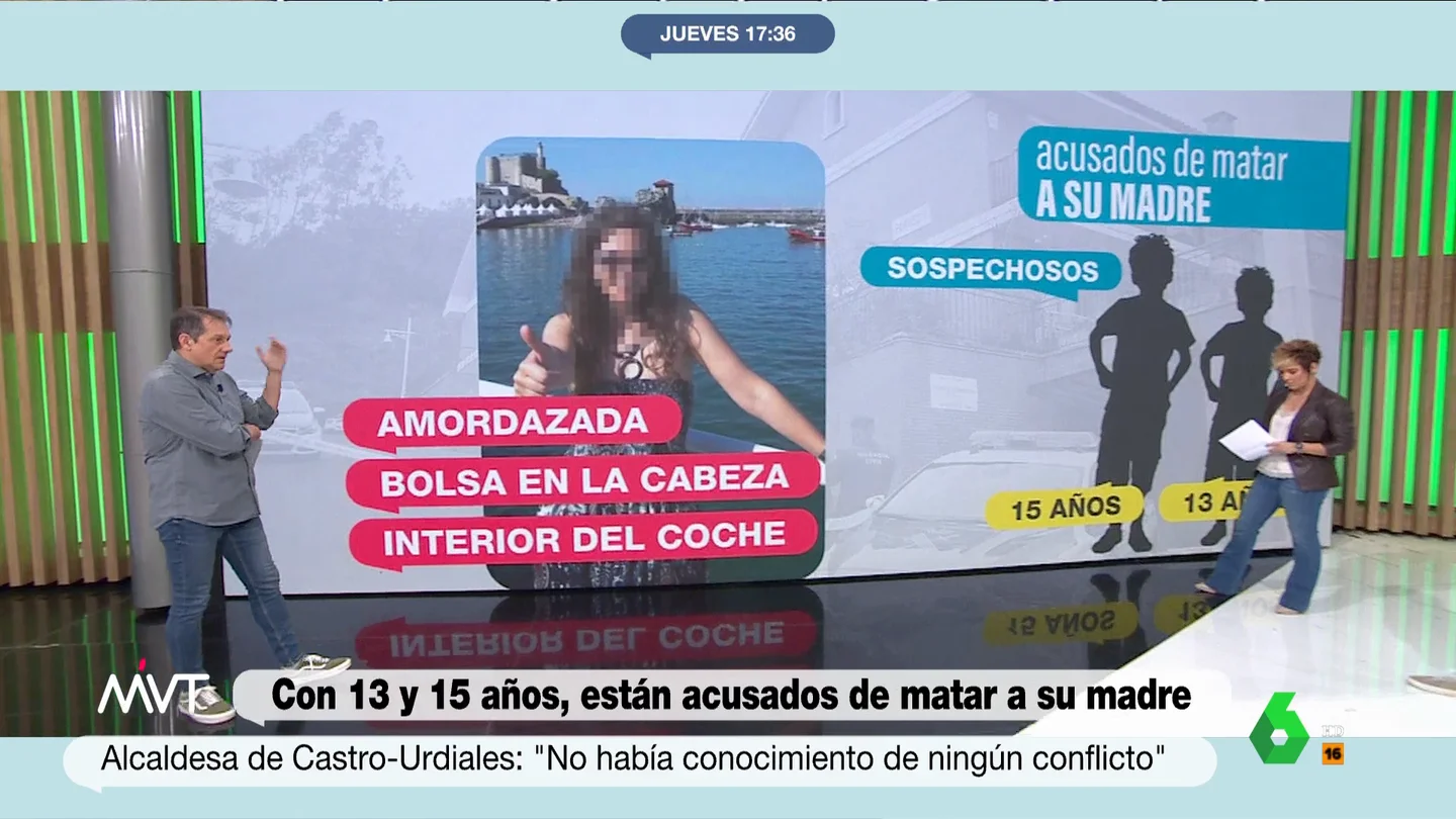 Apuñalada en el cuello, amordazada y con una bolsa en la cabeza: así hallaron a la madre asesinada presuntamente por sus hijos en Castro-Urdiales Apuñalada en el cuello, amordazada y con una bolsa en la cabeza: así hallaron a la madre asesinada presuntamente por sus hijos en Castro-Urdiales