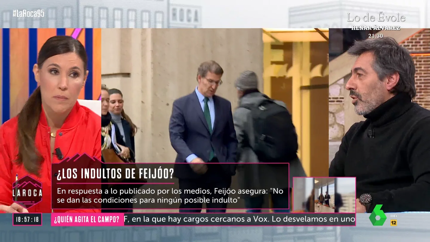 Juan del Val, sobre los 'indultos' de Feijóo: "Esto es hacerle un favor inmenso al PSOE" Juan del Val, sobre los 'indultos' de Feijóo: "Esto es hacerle un favor inmenso al PSOE"
