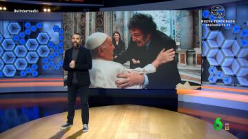 Dani Mateo analiza el buen rollo entre Milei y el papa Francisco