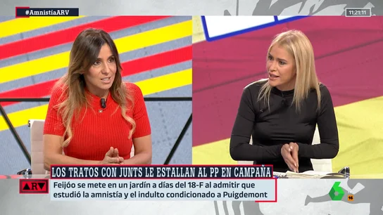 ARV El tenso momento entre Afra Blanco y X en directo: "Sigue intentando argumentar y olvídate de mis caras; soy expresiva" ARV El tenso momento entre Afra Blanco y X en directo: "Sigue intentando argumentar y olvídate de mis caras; soy expresiva"