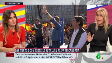 ARV Afra Blanco, contundente: "Parece que Feijóo está secuestrado por Puigdemont; habla cuando Puigdemont dice que va a contar todo"