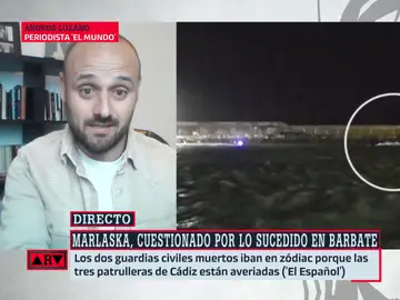 Andros Lozano muestra su desconcierto por la orden que recibieron los guardias civiles en Barbate: &quot;No tiene ningún sentido&quot;