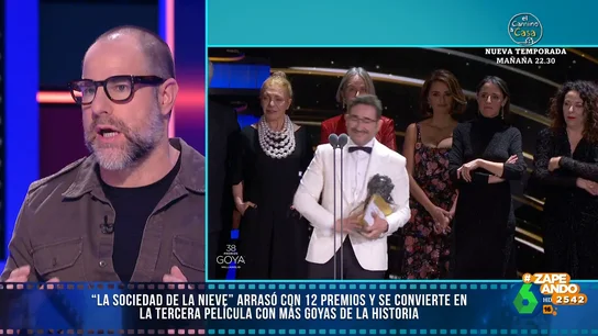 Alberto Rey analiza el éxito de 'La sociedad en la nieve' en los Goya: "Bayona es nuestro Spielberg" Alberto Rey analiza el éxito de 'La sociedad en la nieve' en los Goya: "Bayona es nuestro Spielberg"