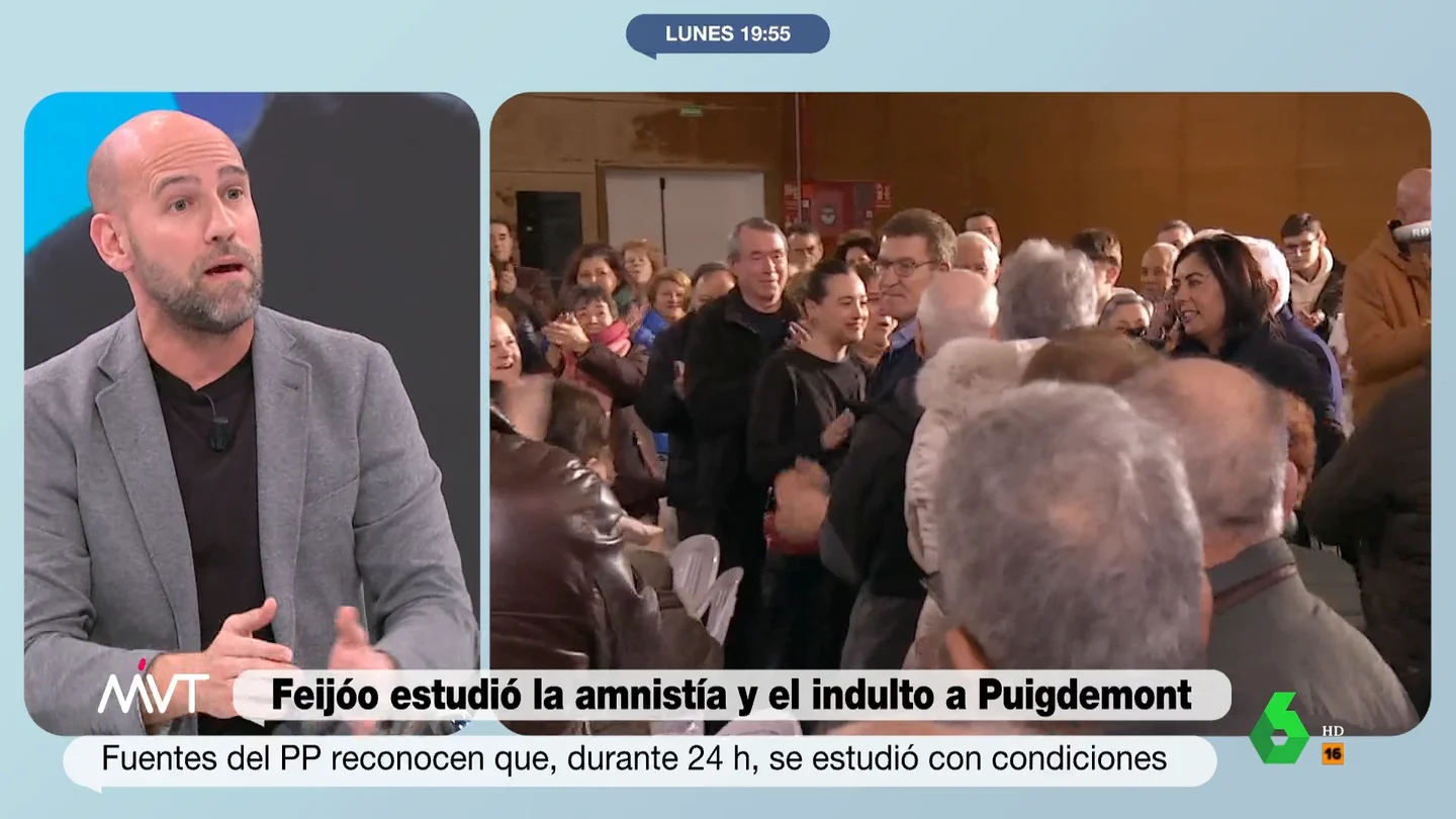 La pregunta de Gonzalo Miró a Isabel Díaz Ayuso Gonzalo Miró analiza en este vídeo el cambio de guion del Partido Popular respecto a la amnistía y el indulto a Carles Puigdemont y asegura que "es evidente que no iba a dejar pasar la oportunidad de gobernar, pero sus socios no lo aceptaban".