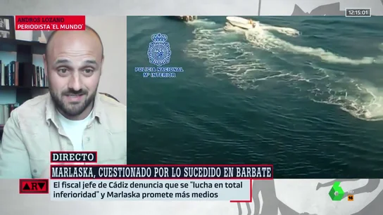 La confesión de un narco a Andros Lozano tras la muerte de dos agentes en Barbate: "Se ha perdido el respeto a la autoridad" La confesión de un narco a Andros Lozano tras la muerte de dos agentes en Barbate: "Se ha perdido el respeto a la autoridad"