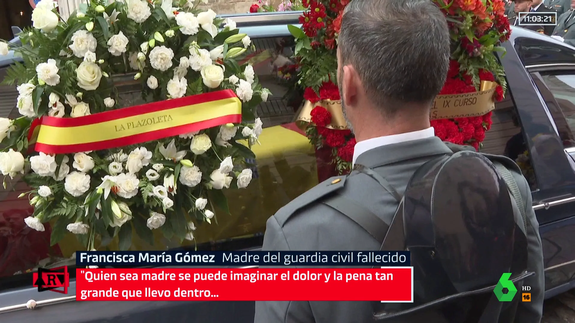 ARV La madre de uno de los guardias civiles 