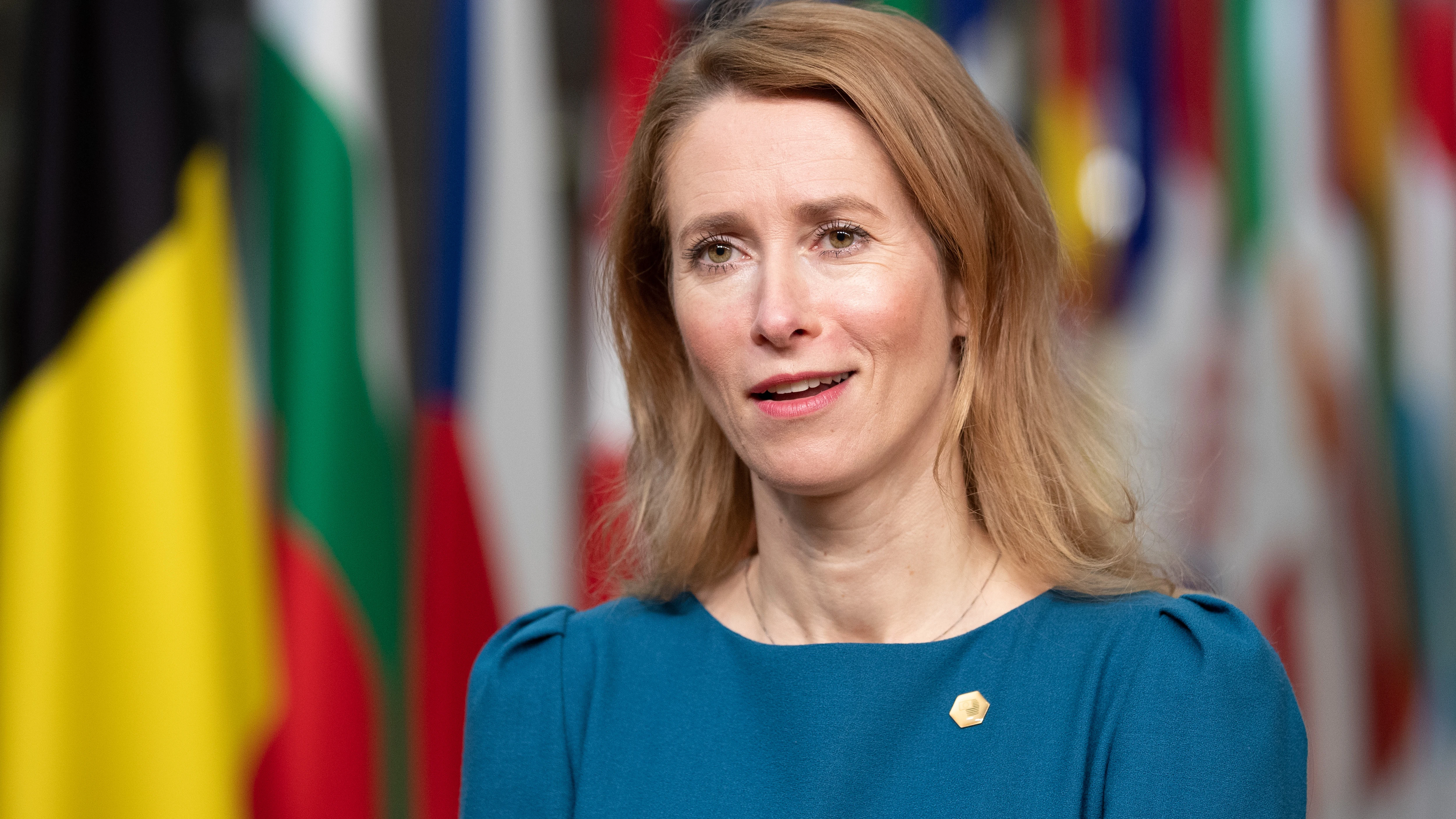 La primera ministra de Estonia, Kaja Kallas, en una imagen de 2021. 