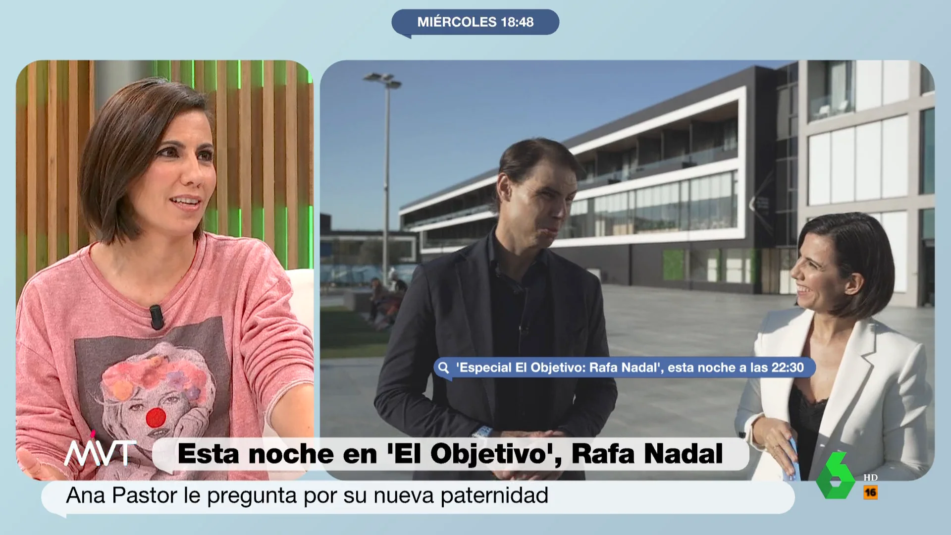 Iñaki López provoca un acalorado debate en Más Vale Tarde tras responder a Nadal sobre la paternidad: "Nos cambia la vida a todos y seguro que a él no le despierta a las 3 de la mañana". Las reacciones de Ana Pastor y Cristina Pardo, en este vídeo.