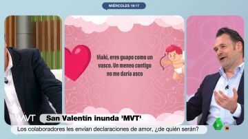 La 'declaración' de un colaborador a Iñaki López por San Valentín