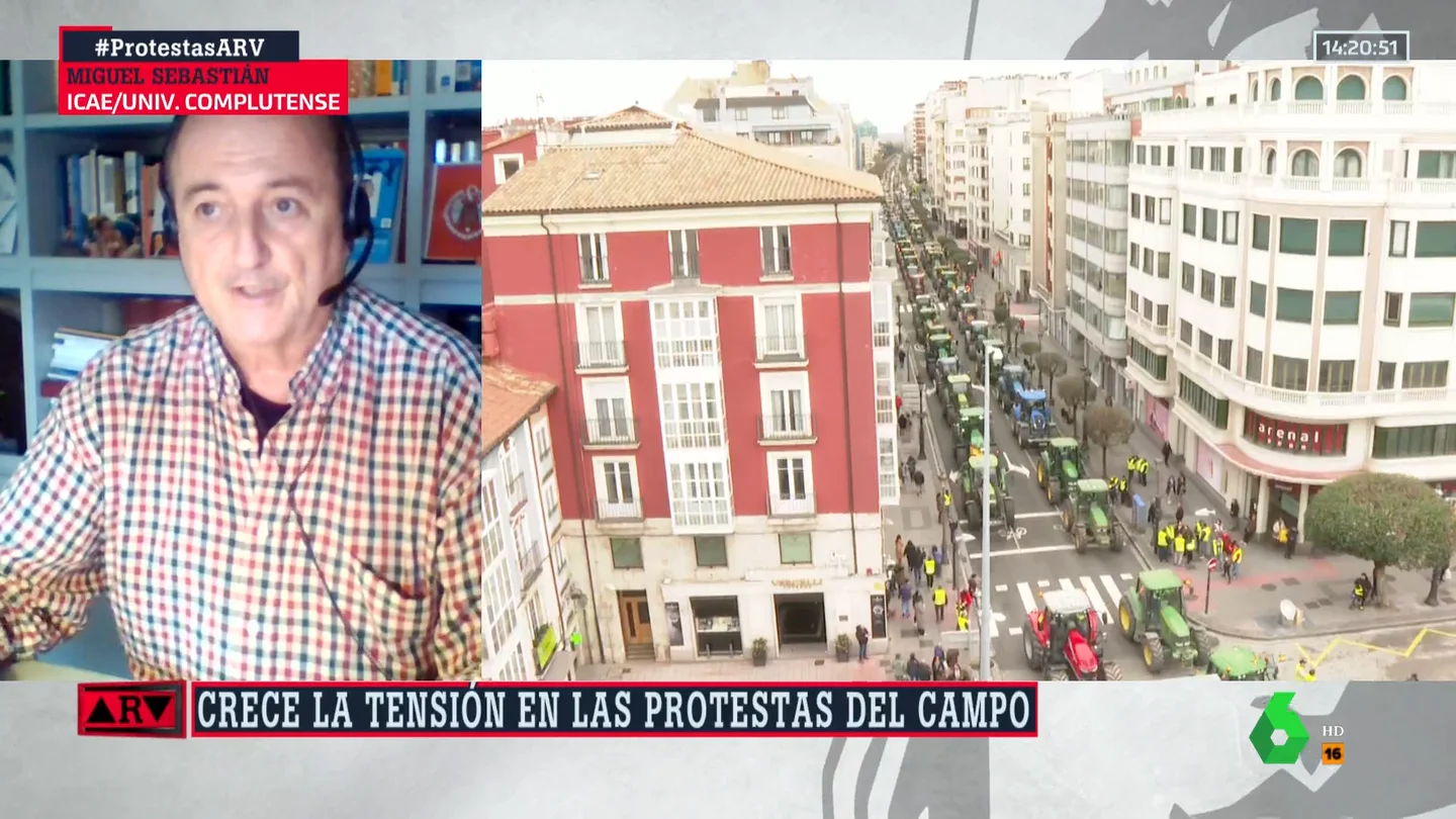 ¿La protesta de los agricultores influirá en la inflación? Miguel Sebastián responde ¿La protesta de los agricultores influirá en la inflación? Miguel Sebastián responde