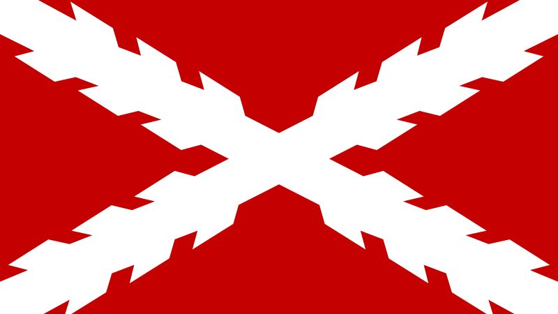 Qué representa la bandera con la Cruz de Borgoña y cuál es su origen