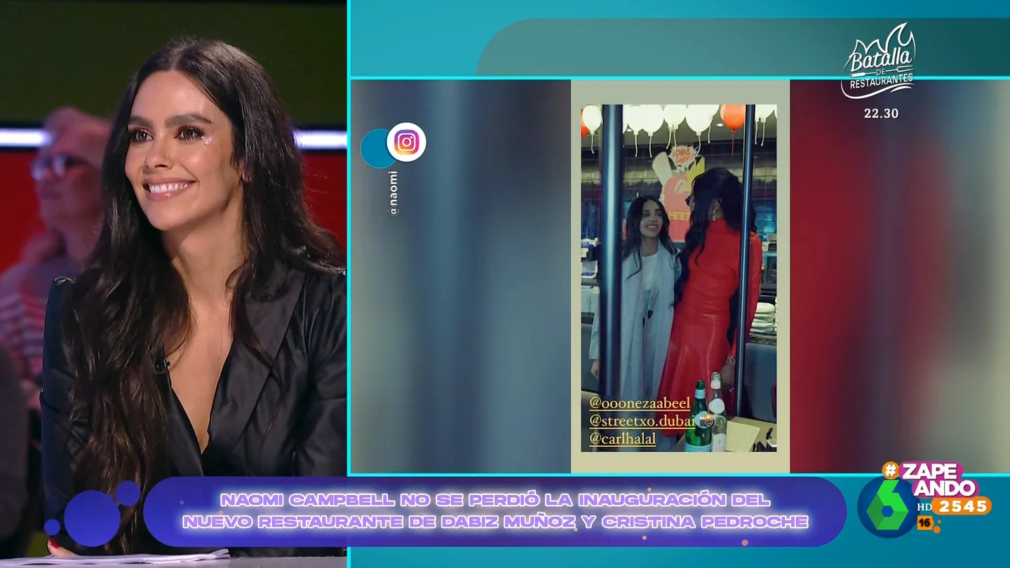 Cristina Pedroche confiesa su momento 'voyeur' con Naomi Campbell: "Estaba en la puerta del baño todo el rato mirándola" Cristina Pedroche confiesa su momento 'voyeur' con Naomi Campbell: "Estaba en la puerta del baño todo el rato mirándola"