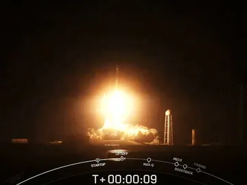 Lanzamiento de la misión IM-1 en un cohete de SpaceX Lanzamiento de la misión IM-1 en un cohete de SpaceX