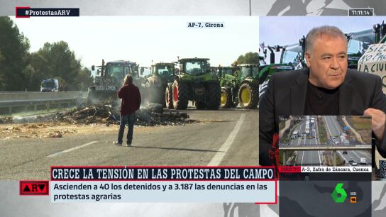 El an&aacute;lisis de Ferreras sobre las protestas del campo: "Las inspecciones, o se aumentan, o a los agricultores les est&aacute;n timando"