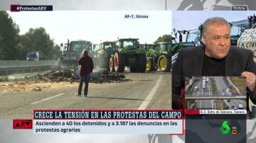 El análisis de Ferreras sobre las protestas del campo: "Las inspecciones, o se aumentan, o a los agricultores les están timando"