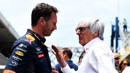 Christian Horner y Bernie Ecclestone Christian Horner y Bernie Ecclestone