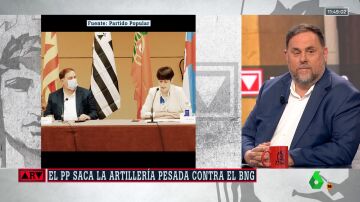 ARV- Reacción de Junqueras al vídeo del PP gallego