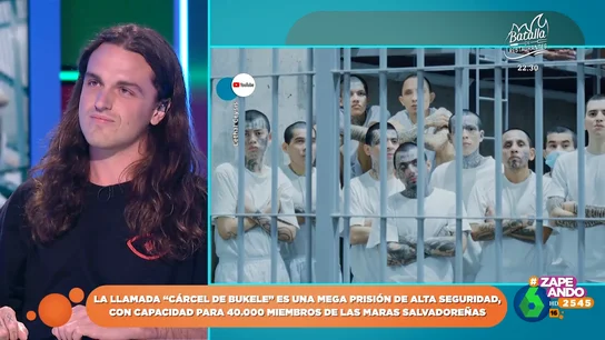 Lethal Crysis, tras visitar la nueva cárcel de El Salvador: "Es una puesta en escena del Gobierno para mandar un mensaje a los pandilleros" Lethal Crysis, tras visitar la nueva cárcel de El Salvador: "Es una puesta en escena del Gobierno para mandar un mensaje a los pandilleros"