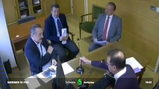 El juez Piñar declarando El juez Piñar declarando