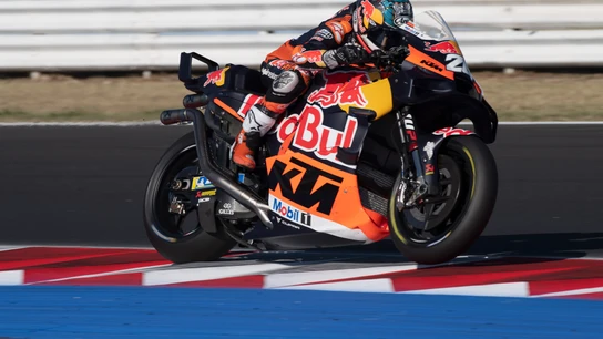 Dani Pedrosa en su KTM Dani Pedrosa en su KTM