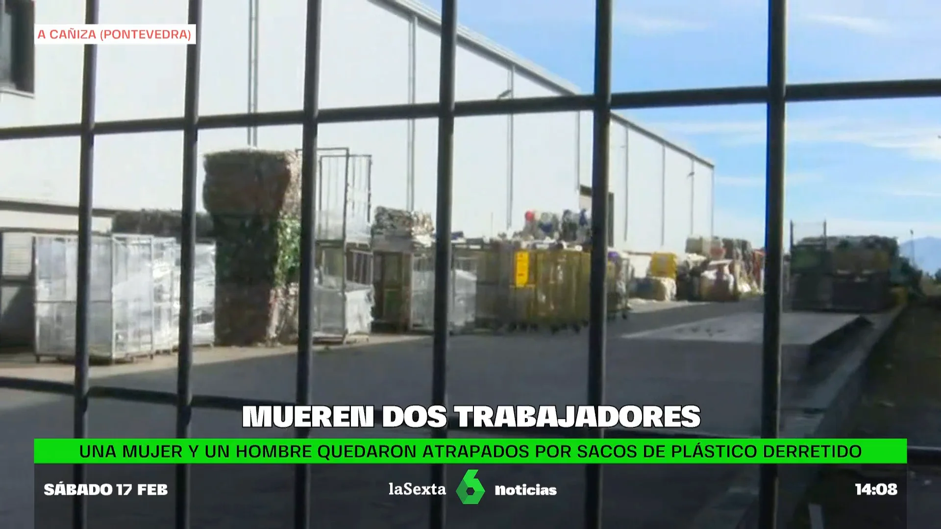 Planta de reciclaje en A Cañiza, en Pontevedra