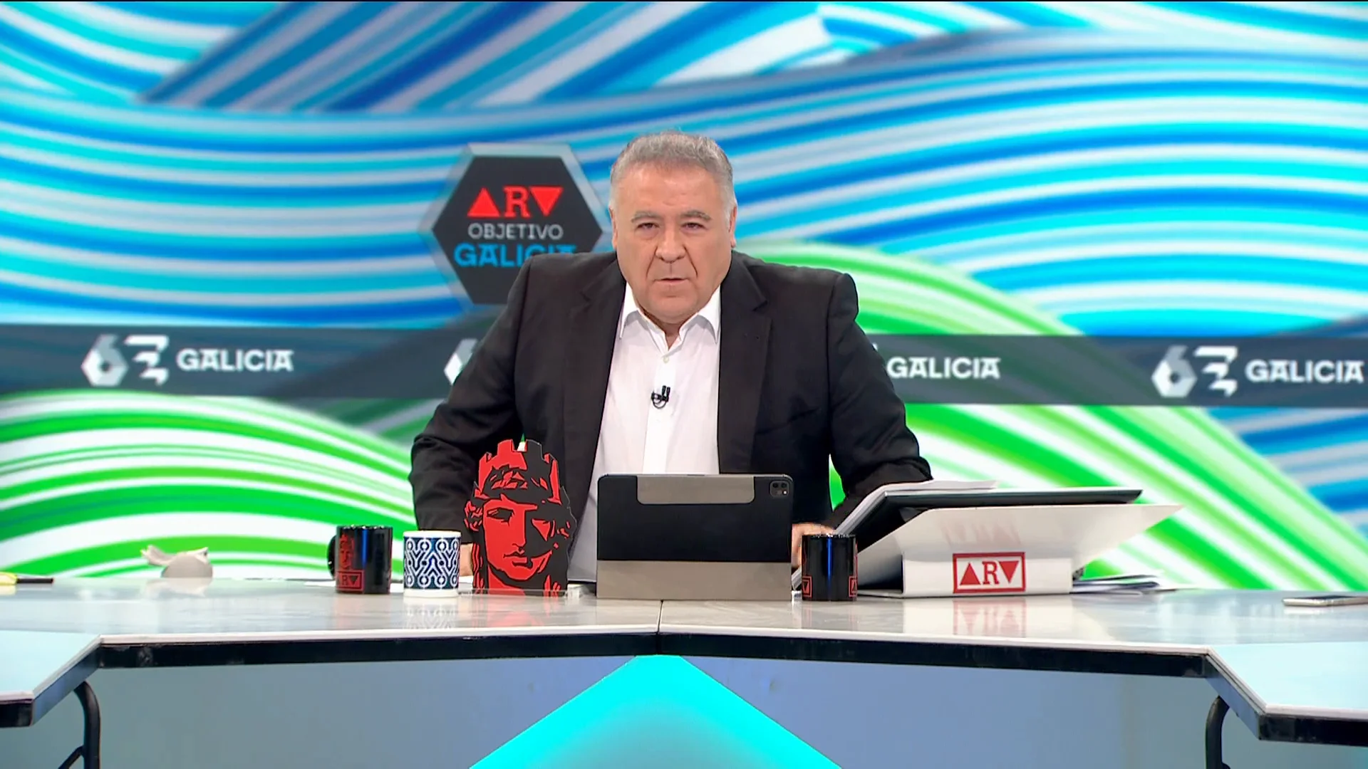 Antonio García Ferreras, en el plató de Al Rojo Vivo