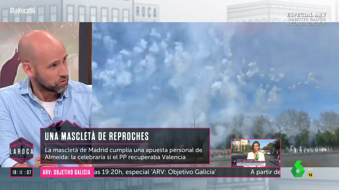 Gonzalo Miró, muy crítico con Almeida por celebrar una mascletá en Madrid Gonzalo Miró, muy crítico con Almeida por celebrar una mascletá en Madrid