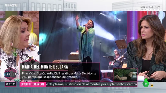 Pilar Vidal: "La Guardia Civil le dijo a María del Monte que sospechaban de Antonio Tejado" Pilar Vidal: "La Guardia Civil le dijo a María del Monte que sospechaban de Antonio Tejado"