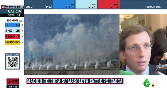 Martínez Almeida en ARV sobre la mascletà Martínez Almeida en ARV sobre la mascletà
