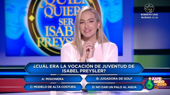 ¿Cuál era la sorprendente vocación de juventud de Isabel Preysler? ¿Cuál era la sorprendente vocación de juventud de Isabel Preysler?
