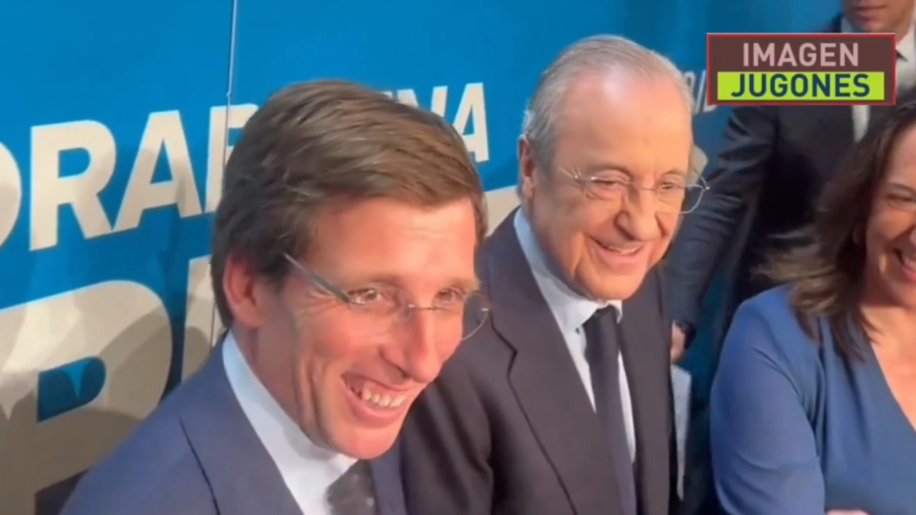 La broma entre Florentino Pérez y Almeida sobre Mbappé: "Ya le he dicho que viene al Atleti"