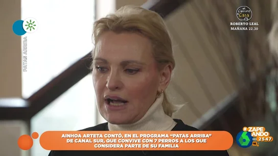 Ainhoa Arteta presenta en Canal Sur su particular familia perruna Ainhoa Arteta presenta en Canal Sur su particular familia perruna