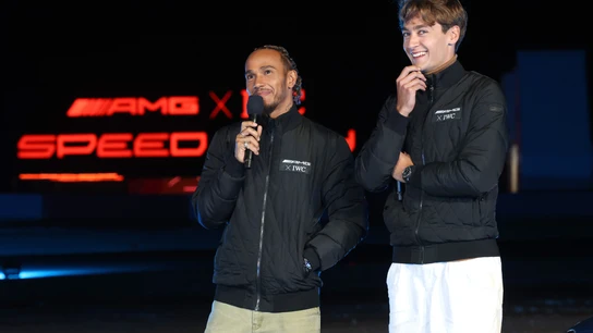 Lewis Hamilton y George Russell Lewis Hamilton y George Russell