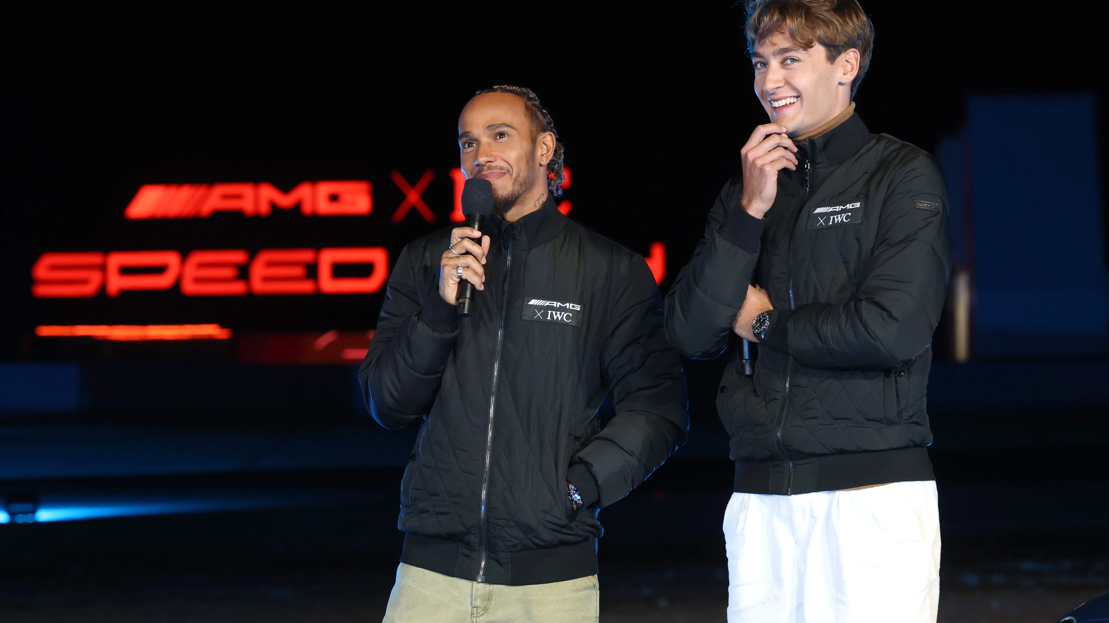 Lewis Hamilton y George Russell