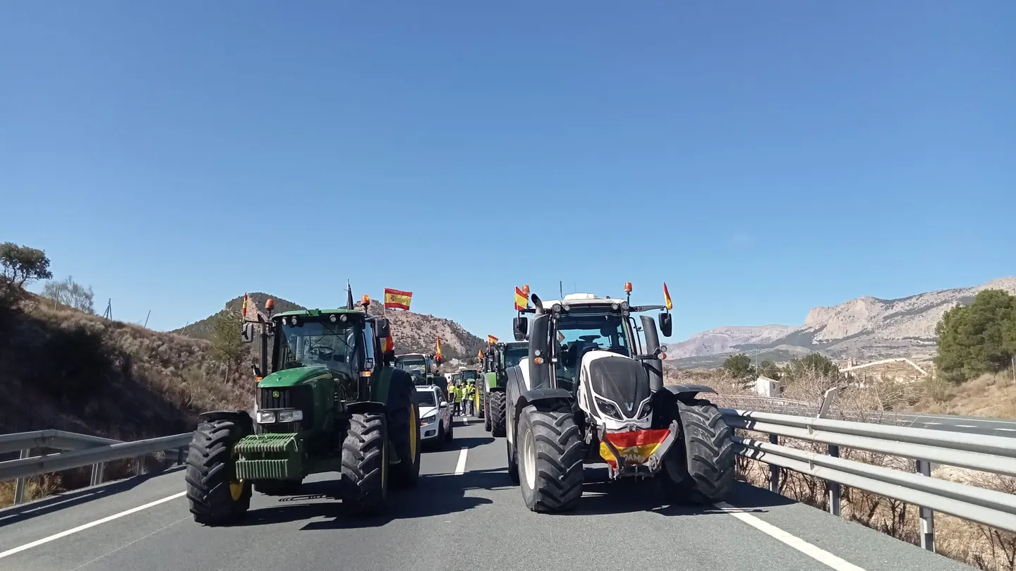 Protestas de agricultores en Almeria Protestas de agricultores en Almeria