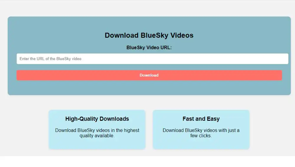Descargando vídeos de BlueSky