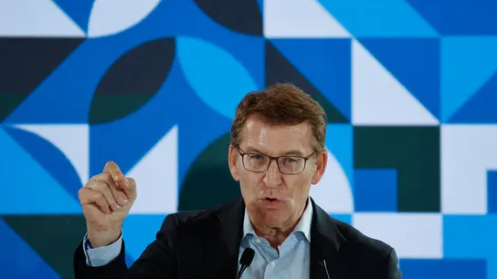 Alberto Núñez Feijóo tras la reunión de la Junta Directiva del PP gallego Alberto Núñez Feijóo tras la reunión de la Junta Directiva del PP gallego