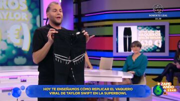 Eduardo Navarrete enseña cómo recrear los pantalones joya que Taylor Swift en la final de la Super Bowl
