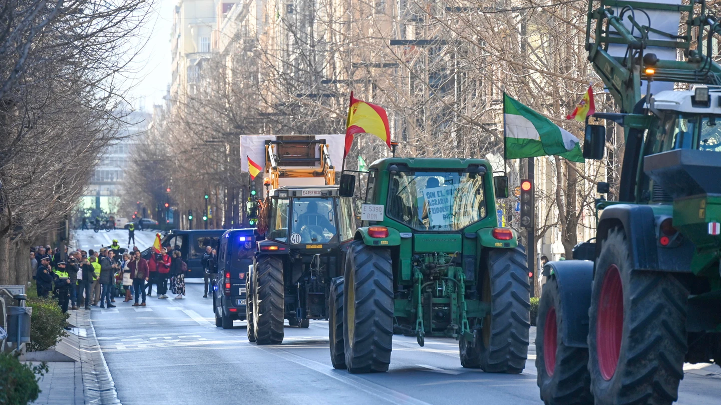 La tractorada celebrada en Granada La tractorada celebrada en Granada