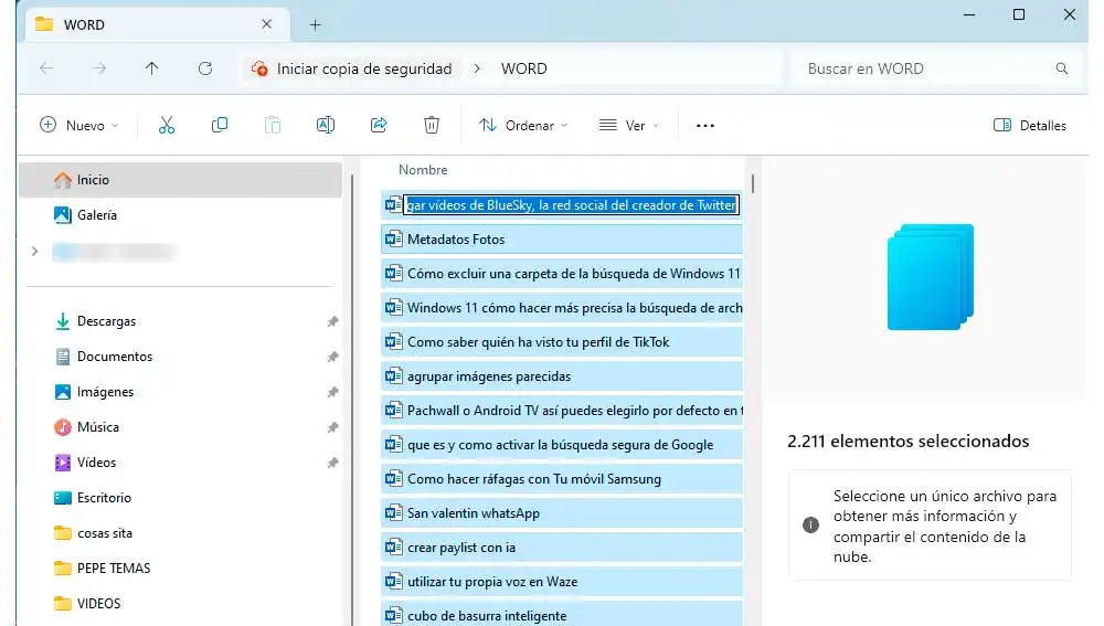 Renombrando archivos en Windows Renombrando archivos en Windows