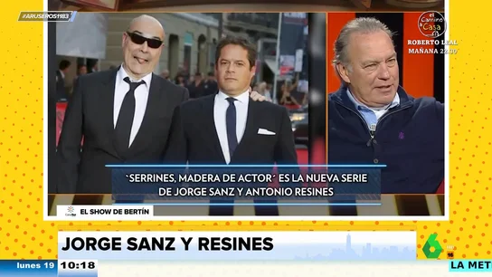 Jorge Sanz desvela lo que dijo Resines al despertar del coma: "Ha debido de darme fuerte porque me han dado un premio nacional" Jorge Sanz desvela lo que dijo Resines al despertar del coma: "Ha debido de darme fuerte porque me han dado un premio nacional"