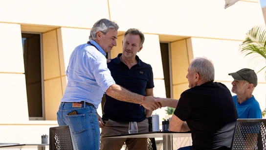 Carlos Sainz, Horner, Marko y Newey Carlos Sainz, Horner, Marko y Newey