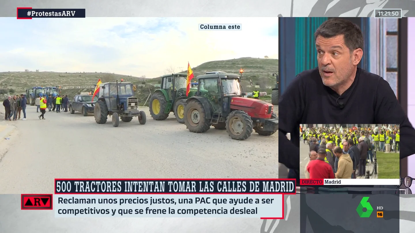 Sergi Sol denuncia la difícil situación que viven los agricultores: "No ganan dinero" Sergi Sol denuncia la difícil situación que viven los agricultores: "No ganan dinero"