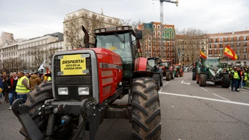 Movilización de los agricultores en Madrid