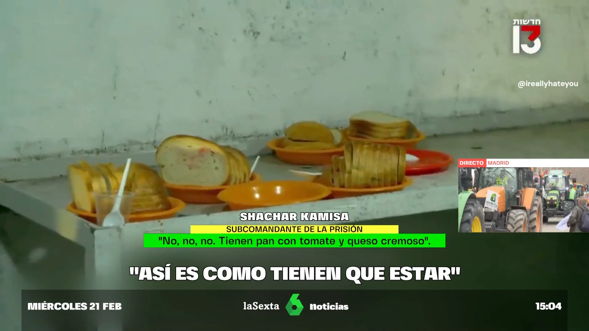 Israel presos torturados