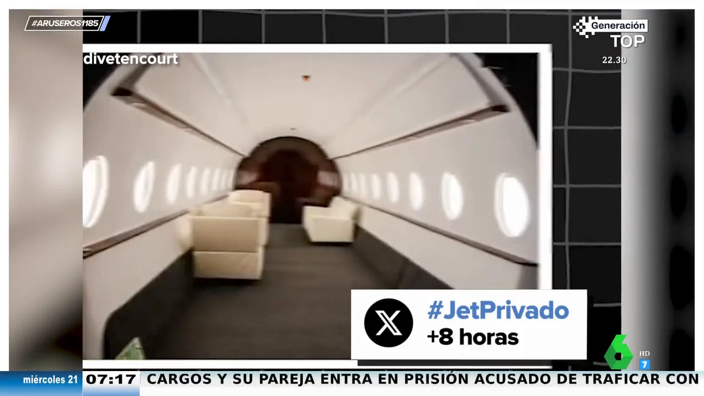 Alfonso Arús alucina con el jet privado falso para influencers que viven del postureo: "¿No se cansan de mentir y fingir?" Alfonso Arús alucina con el jet privado falso para influencers que viven del postureo: "¿No se cansan de mentir y fingir?"