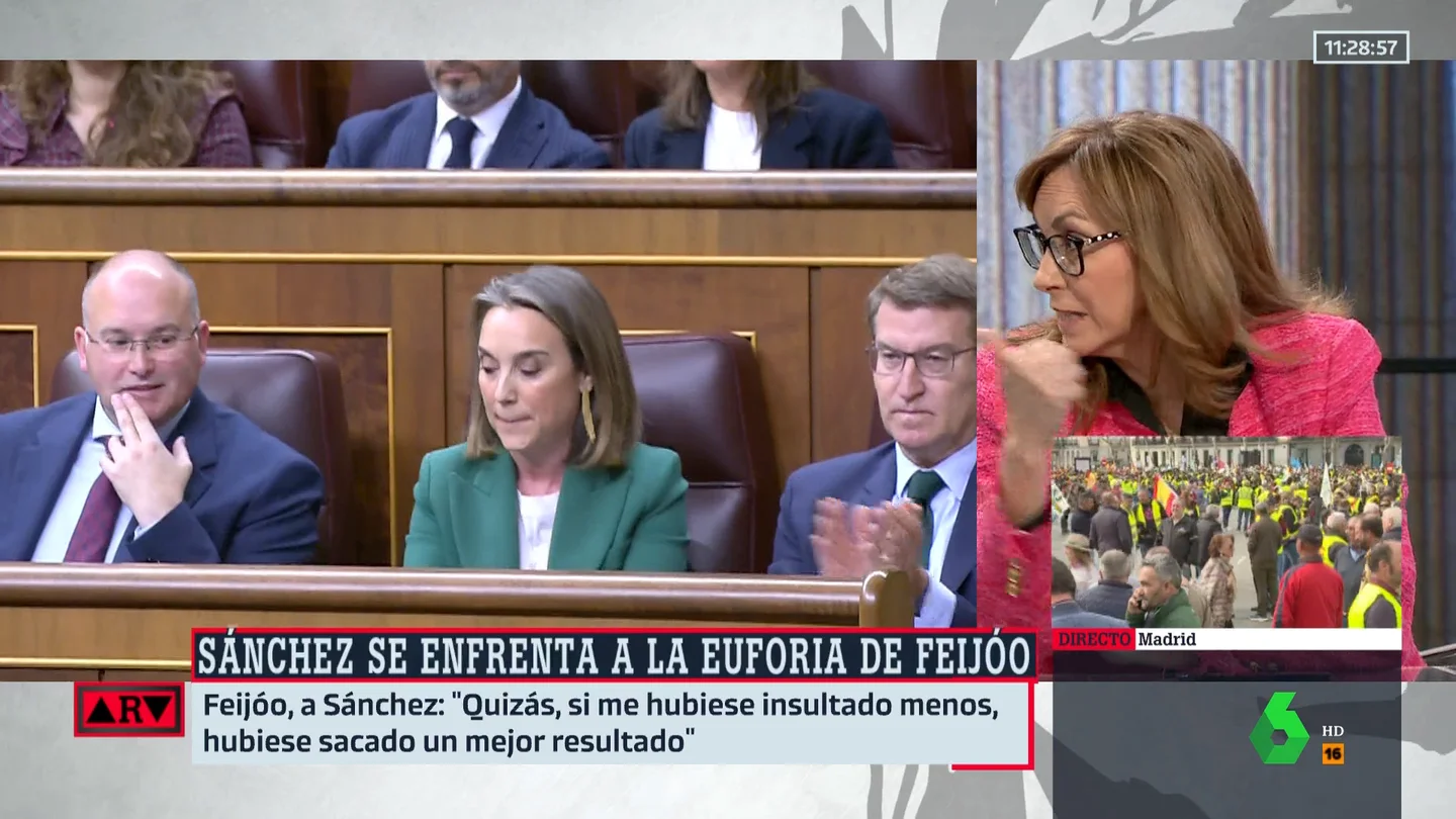 Angélica Rubio responde a Feijóo: "Si tu liderazgo es fuerte, no necesitas reivindicarlo" Angélica Rubio responde a Feijóo: "Si tu liderazgo es fuerte, no necesitas reivindicarlo"