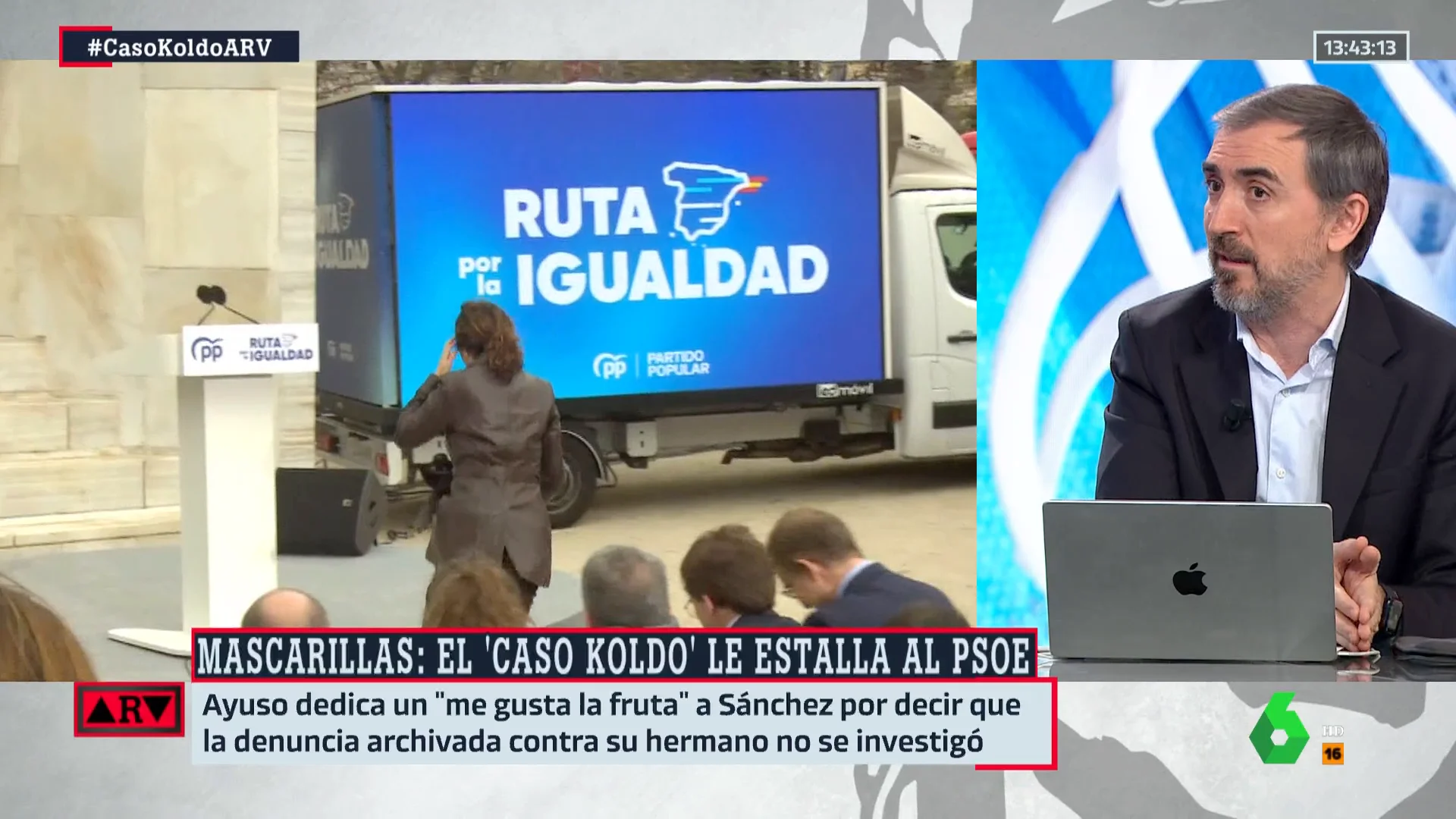 Escolar define como "fascinante" la actitud de Almeida sobre el 'caso Koldo': "¿Por qué el criterio es distinto?"