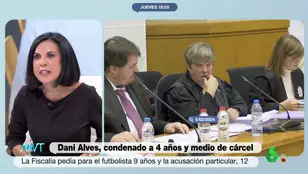 Beatriz de Vicente, tajante con Tania Sánchez sobre Alves y la ley del 'solo sí es sí'