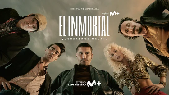 Cartel oficial de la segunda temporada de 'El Inmortal'. Cartel oficial de la segunda temporada de 'El Inmortal'.